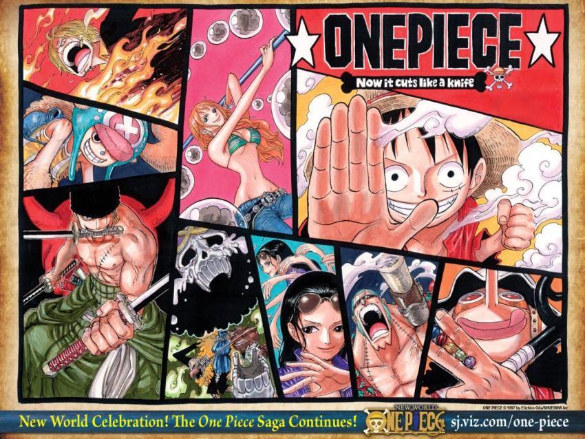 One Piece Comic Style Wallpaper HD