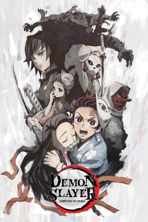 Demon Slayer Poster Iphone Wallpaper HD