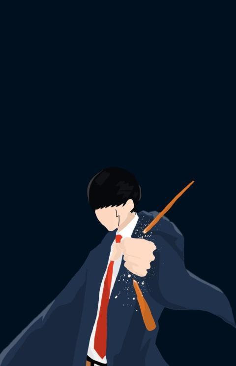Minimalist Mash Burnedead 4K Phone Wallpaper