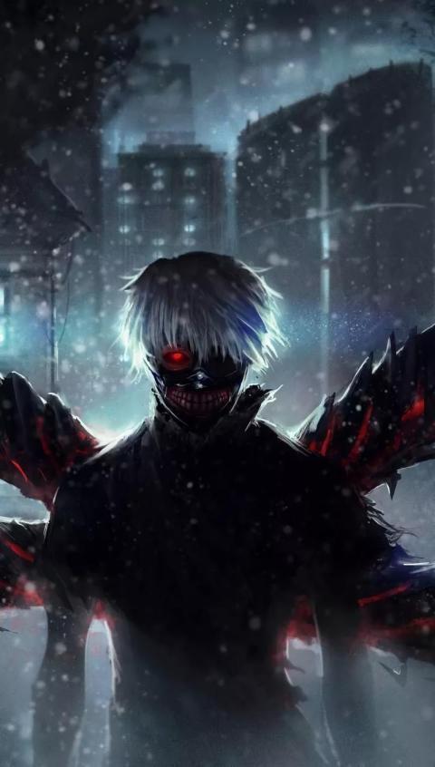 Kaneki Mode Ghoul Mobile Wallpaper