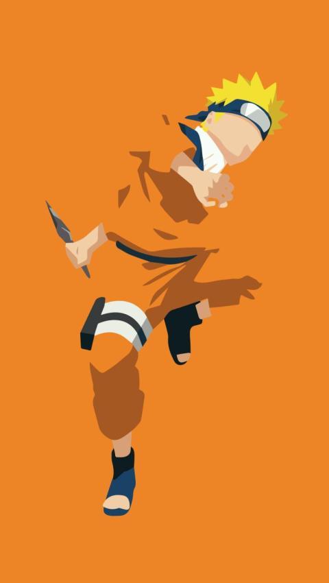 Naruto's Signature Style Iphone Wallpaper