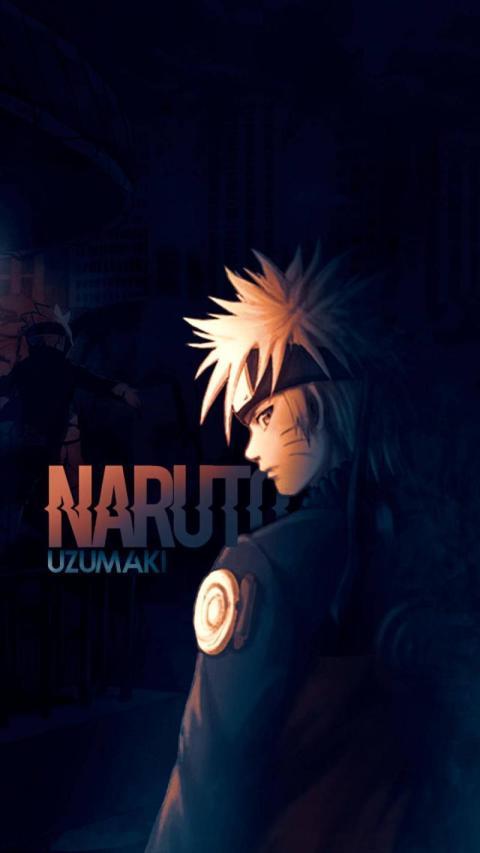 Naruto Uzumaki: Shadow and Light Mobile Wallpaper