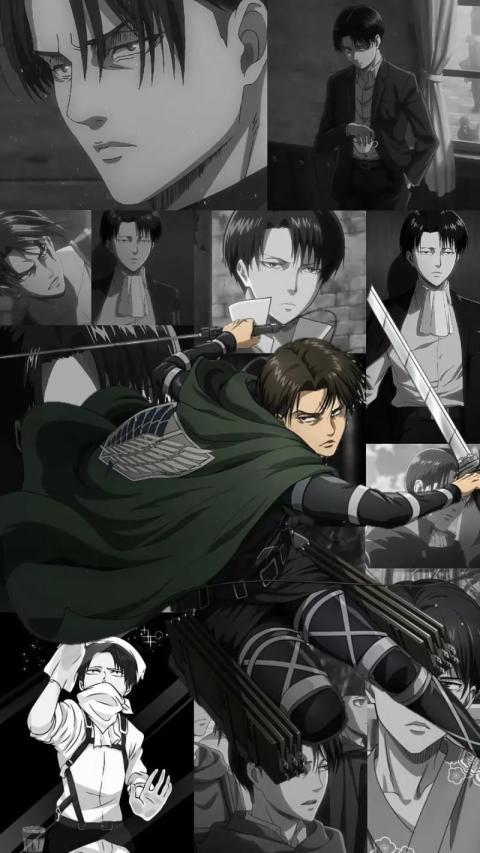 Levi Collage Mobile Wallpaper HD 4K