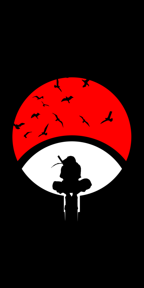 Uchiha Clan Symbol HD Mobile Wallpaper