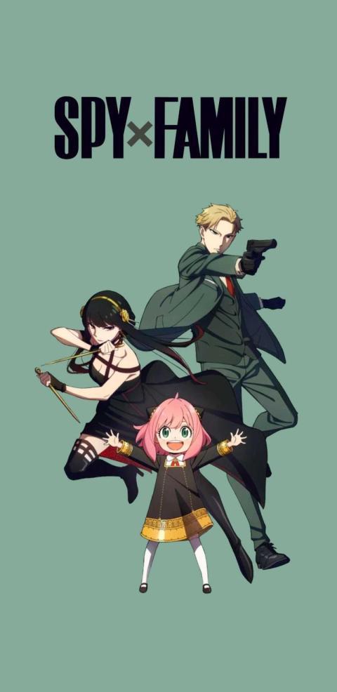 Spy x Family: Dynamic Family Portrait Mobile Wallpaper