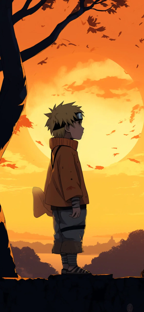 Naruto: A Child's Burden Iphone 4k Wallpaper