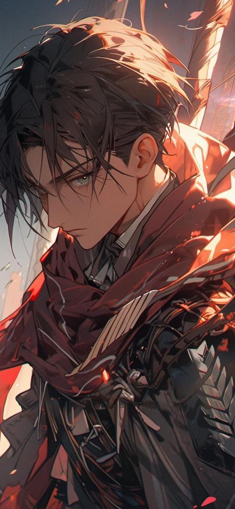 Attack on Titan Levi Ackerman Art Wallpaper