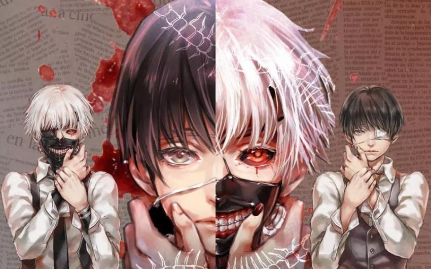 Kaneki Split-Face - Tokyo Ghoul Wallpaper