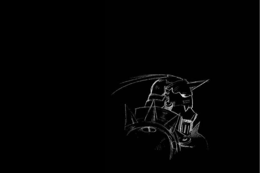 FMA: Alphonse's Armor - Minimalist Wallpaper