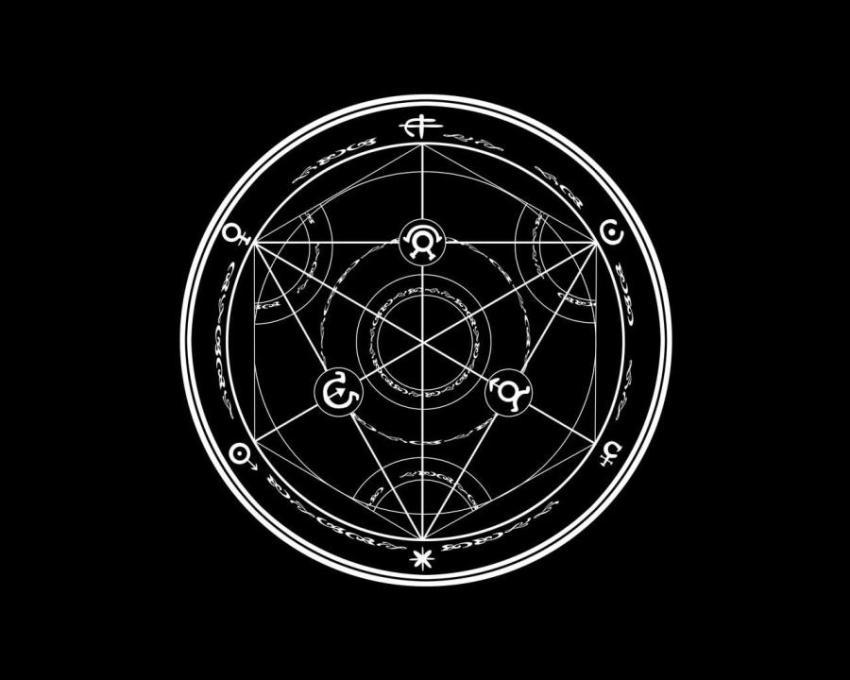 Alchemical Circle Wallpaper