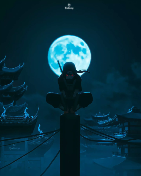 Kakashi Hatake: Moonlit Guardian Wallpaper