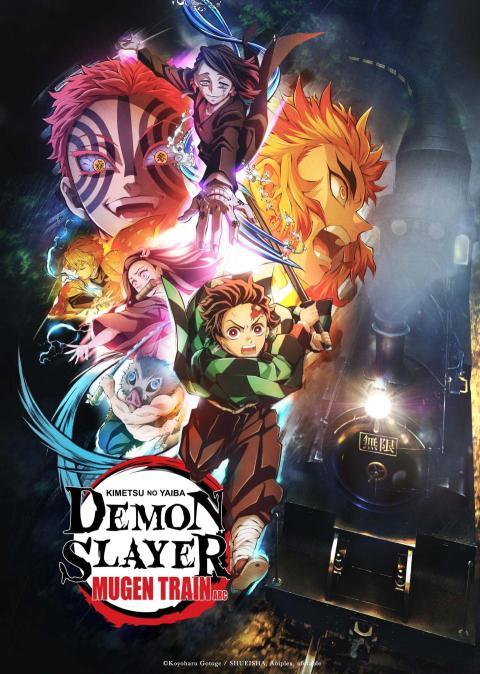 Demon Slayer Mugen Train Arc Poster HD 4K