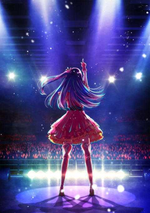 Oshi no Ko: Ruby Hoshino on Stage Mobile Wallapepr