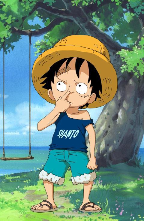 Child Luffy HD Mobile Background