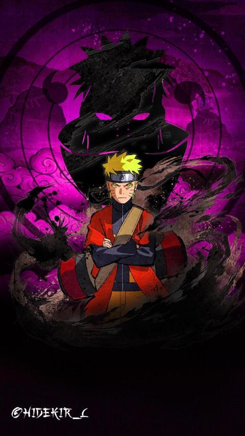 Naruto and Kurama Mobile HD Wallpaper