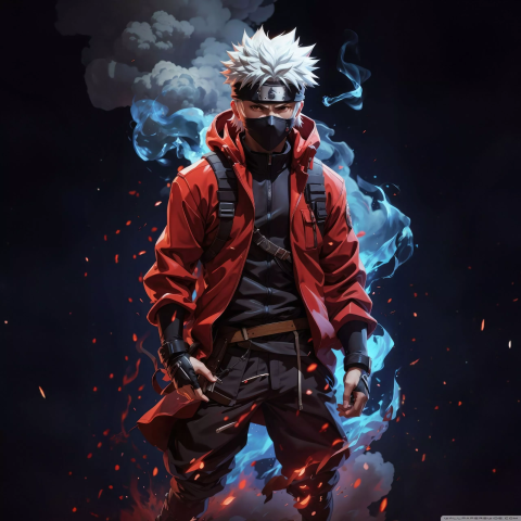 Kakashi Hatake: Cyber Ninja 4k Wallpaper